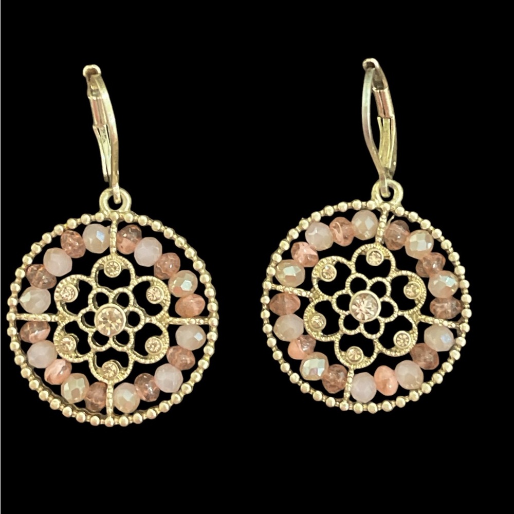 Gold plated earrings